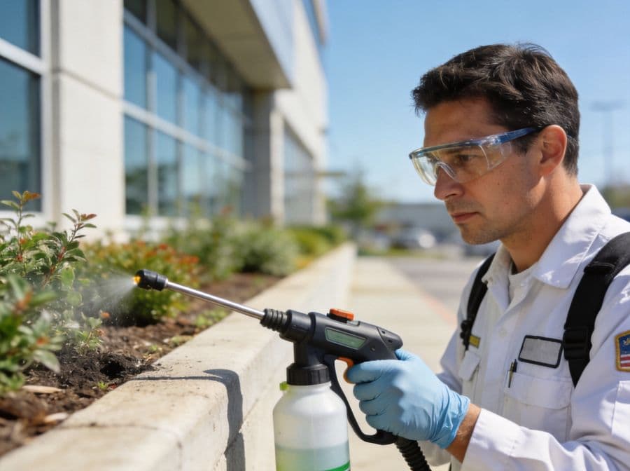 Delaware pesticide applicators at work